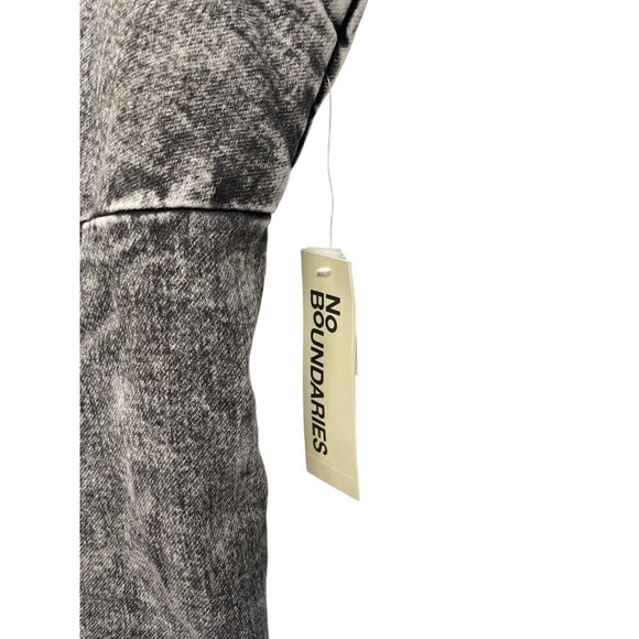 No Boundaries XX-Large (20) Acid Wash Black Sleeveless Tank Dress Stretch Cotton - Picture 4 of 7